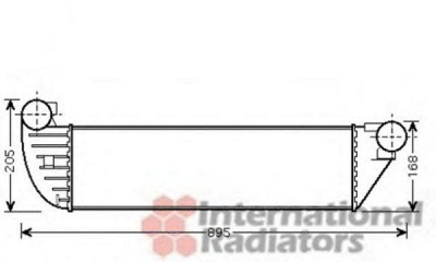 VAN WEZEL 43004397 -  Интеркулер